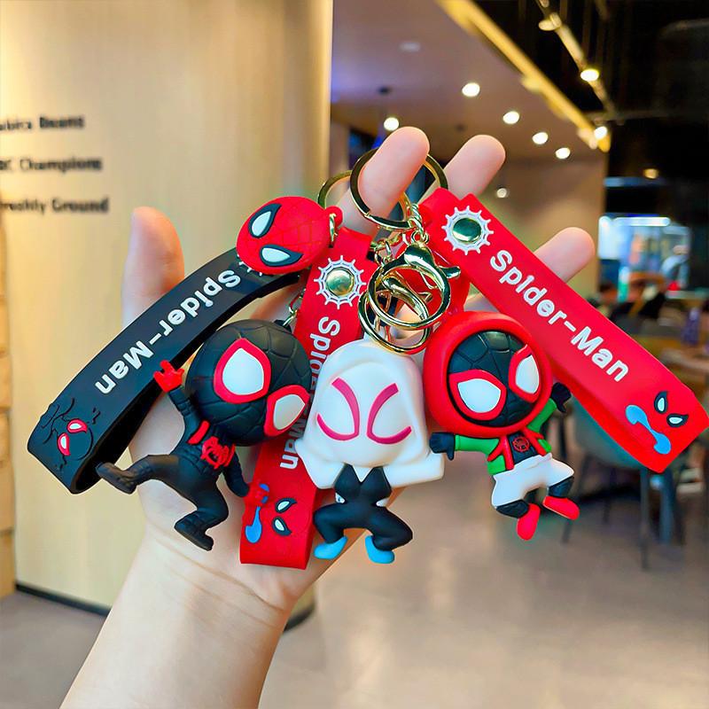 Stylowy breloczek do kluczy Spiderman Kreatywny silikonowy breloczek do toreb i na prezenty