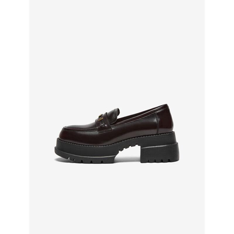 Bestore Women s Block Heel Loafers VXA04AA5 34
