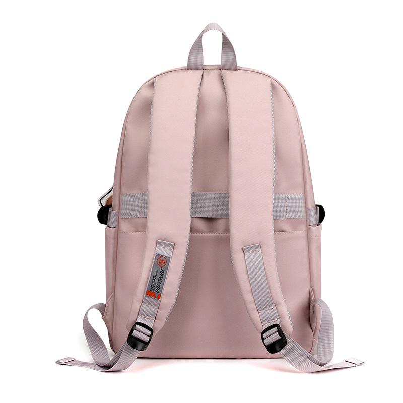 Teenagers School Bags For Girls Junior High School Students Backpacks Women Kawaii Bag Kids Knapsack Solid Bookbag Lady Packsack