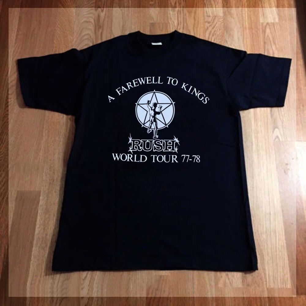 

Rare Rush A Farewell To Kings World Tour T-shirt S-234XL A417 L