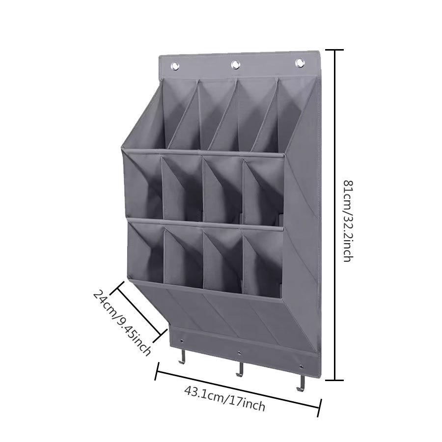 Modern Multi-Layer Wall-Mounted Door Hanging Storage Bag for Shoes and Sundries