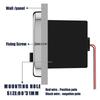 4 Portlu 12V Karavan USB Priz 76W Çift PD3.0 Type-C Hızlı Şarj & QC3.0 Panel Duvar Montajlı Şarj Cihazı Adaptörü Deniz Aracı Otobüs ATV Kamyon için