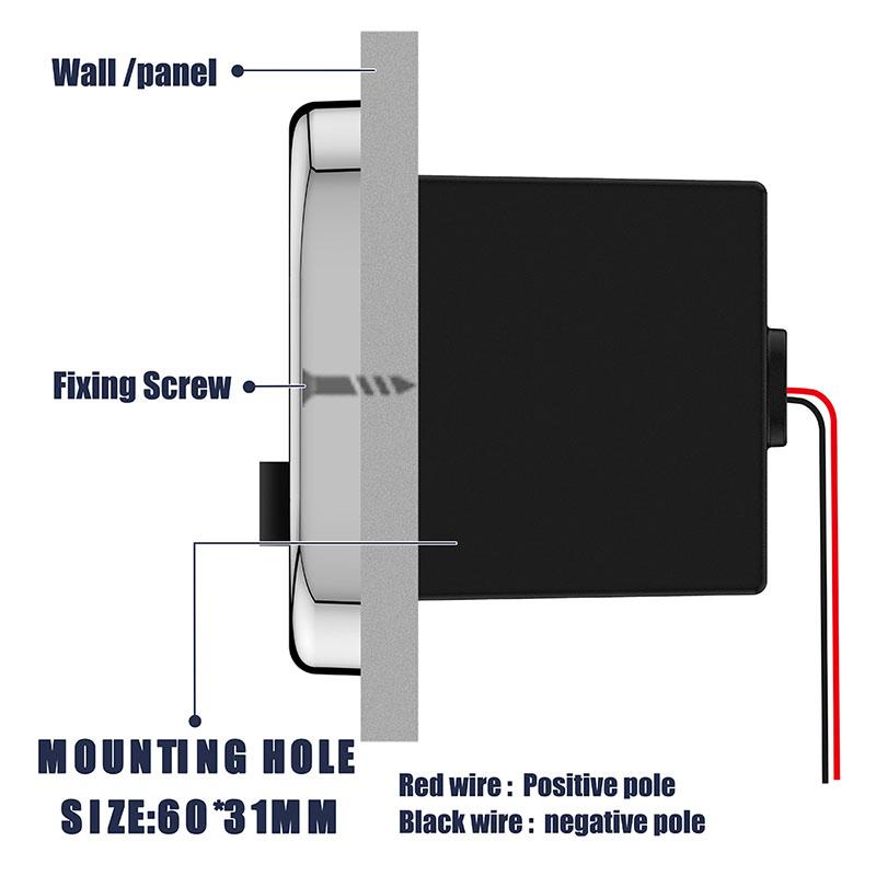 4 Portlu 12V Karavan USB Priz 76W Çift PD3.0 Type-C Hızlı Şarj & QC3.0 Panel Duvar Montajlı Şarj Cihazı Adaptörü Deniz Aracı Otobüs ATV Kamyon için