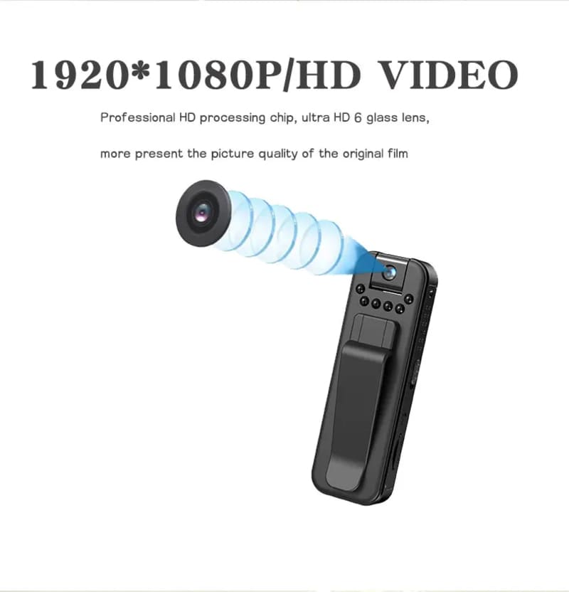 2025 New With Wifi HD 1080P Mini Camera Portable Digital Video Recorder BodyCam Infrared Night Vision Video Surveillance Camcorder