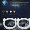 Universal Car Demon Heart Shaped LED Angel Eye Ring RGB Color Changing APP Control DRL Daytime Running Light Headlight