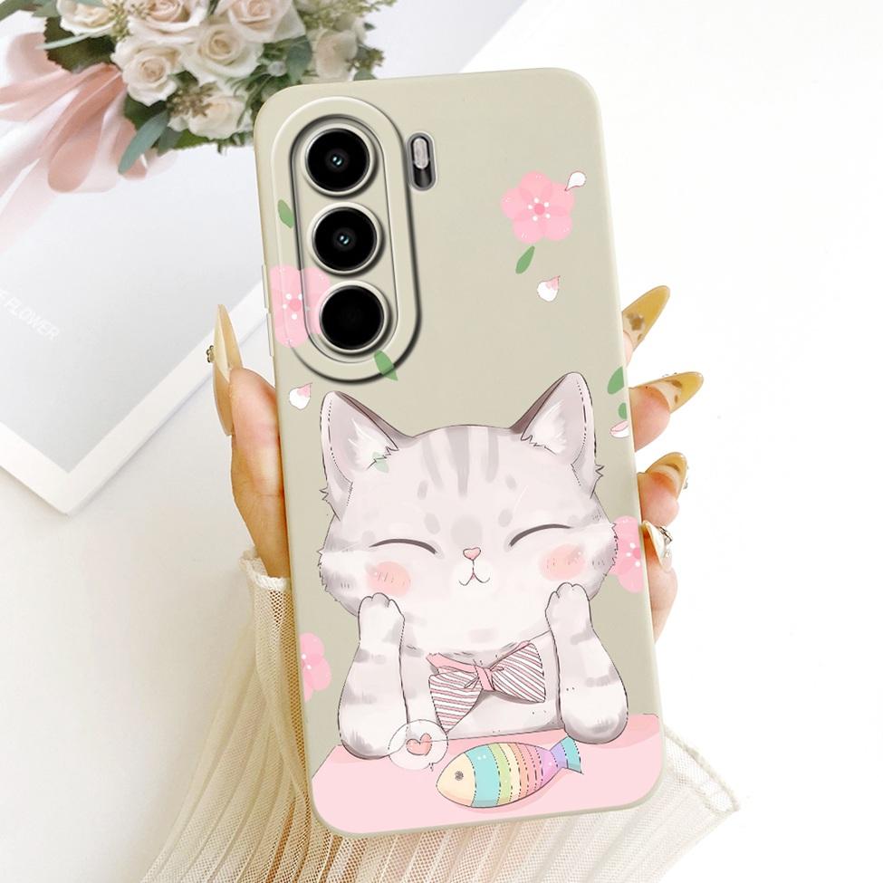 Casing For ITEL Power 70 5G Cover Fashion Cartoon Cute Funny Painted Silicone Phone Case For ITEL P673L