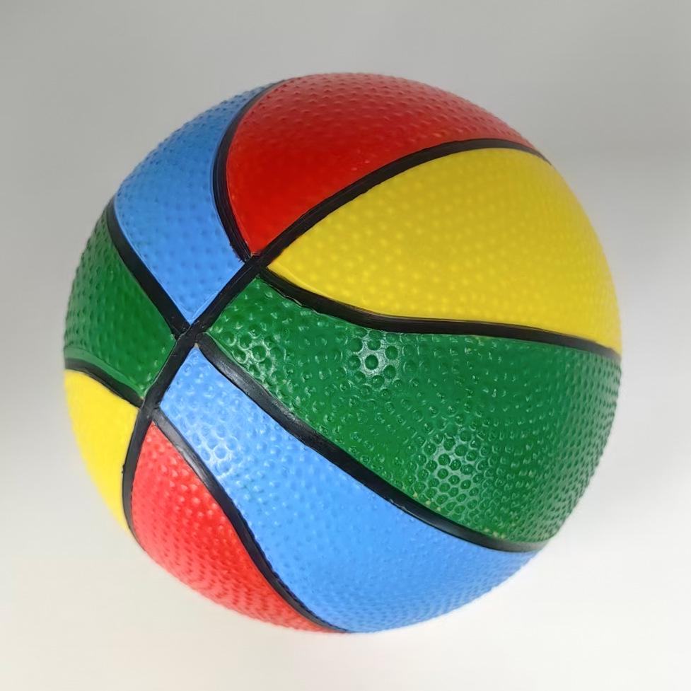Children's Soft PVC Toy Balls: Rainbow, Watermelon & Football Designs