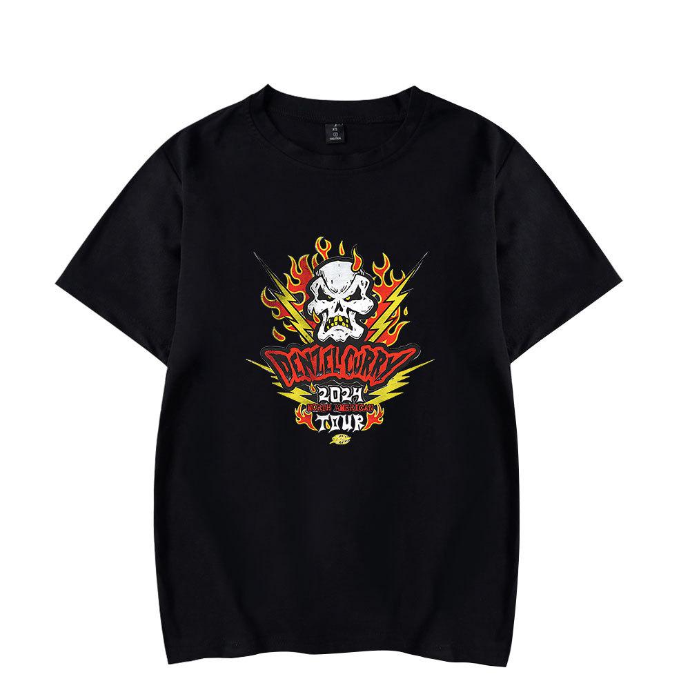 Denzel Curry T-shirt Short Sleeve Hip Hop Tee-shirt Graphic Printing Casual High QualityTshirt Hombre Unisex Tops XS