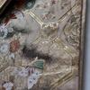 Used Fukuro Obi, Butterfly, Floral Pattern, Gold Thread, Japanese Accessories