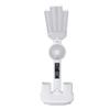 LED Desk Light with Fan Bright 4 Headed Touch Control Adjustable Foldable Table Lamp with Clock Date