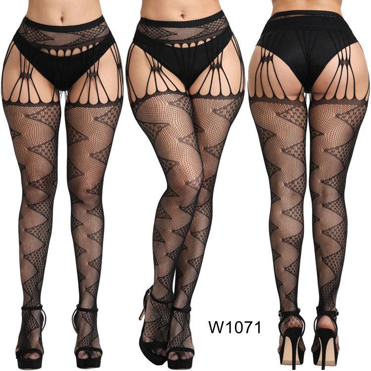 Women s Sexy Fishnet Stockings Compression Transparent Mesh Tights Pantyhose Solid Pattern Teen Girls Lingerie One Size