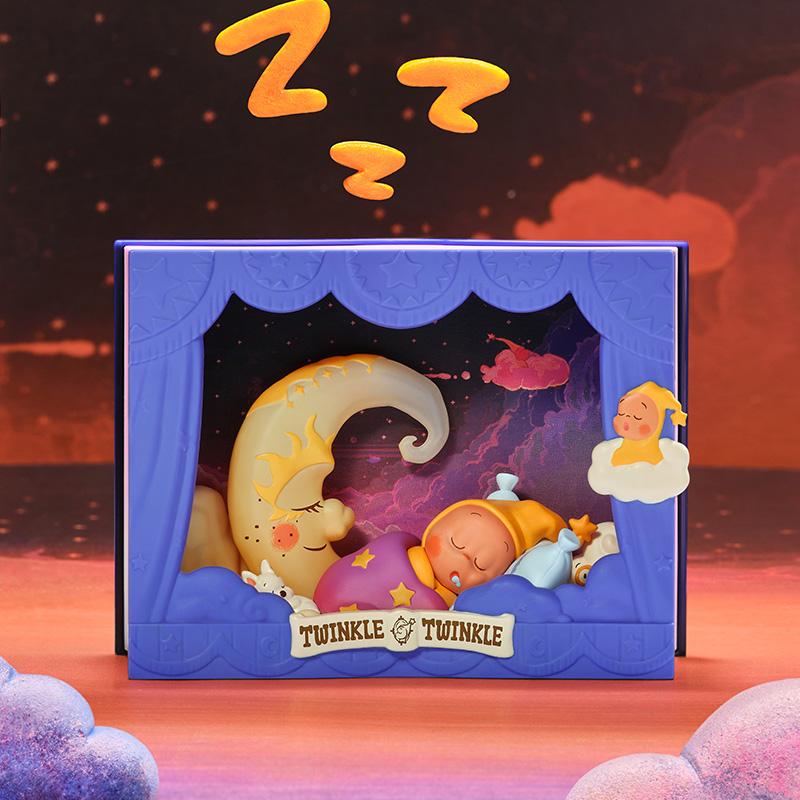 POP MART Twinkle Twinkle Light Up Series Scene Sets Blind Box (Single Pack / 9-Piece Set)