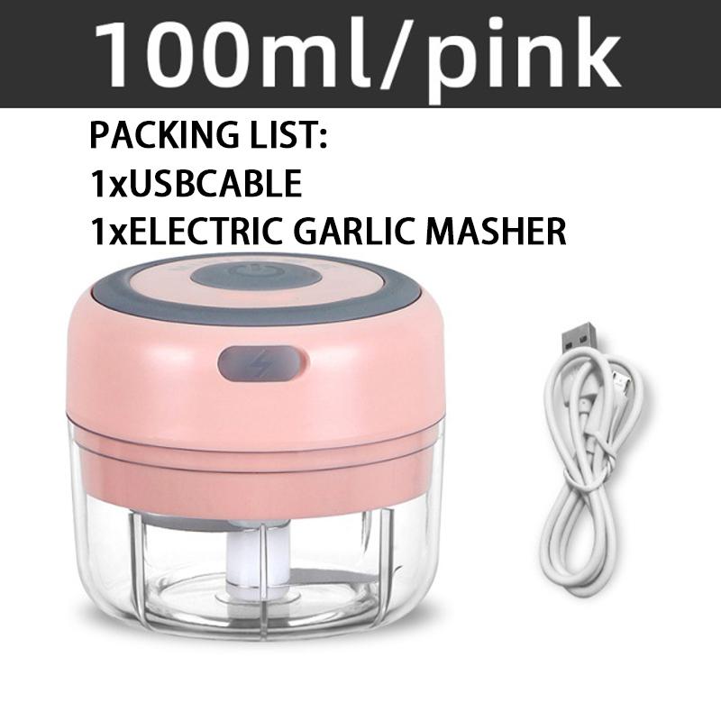 Elektrischer Mini-Gemüsehacker, Küchenmaschine, Knoblauchwolf zum Hacken von Zwiebeln, Nüssen, Ingwer, Gemüse, Pfeffer, Gewürzen, Fleisch, Babynahrung