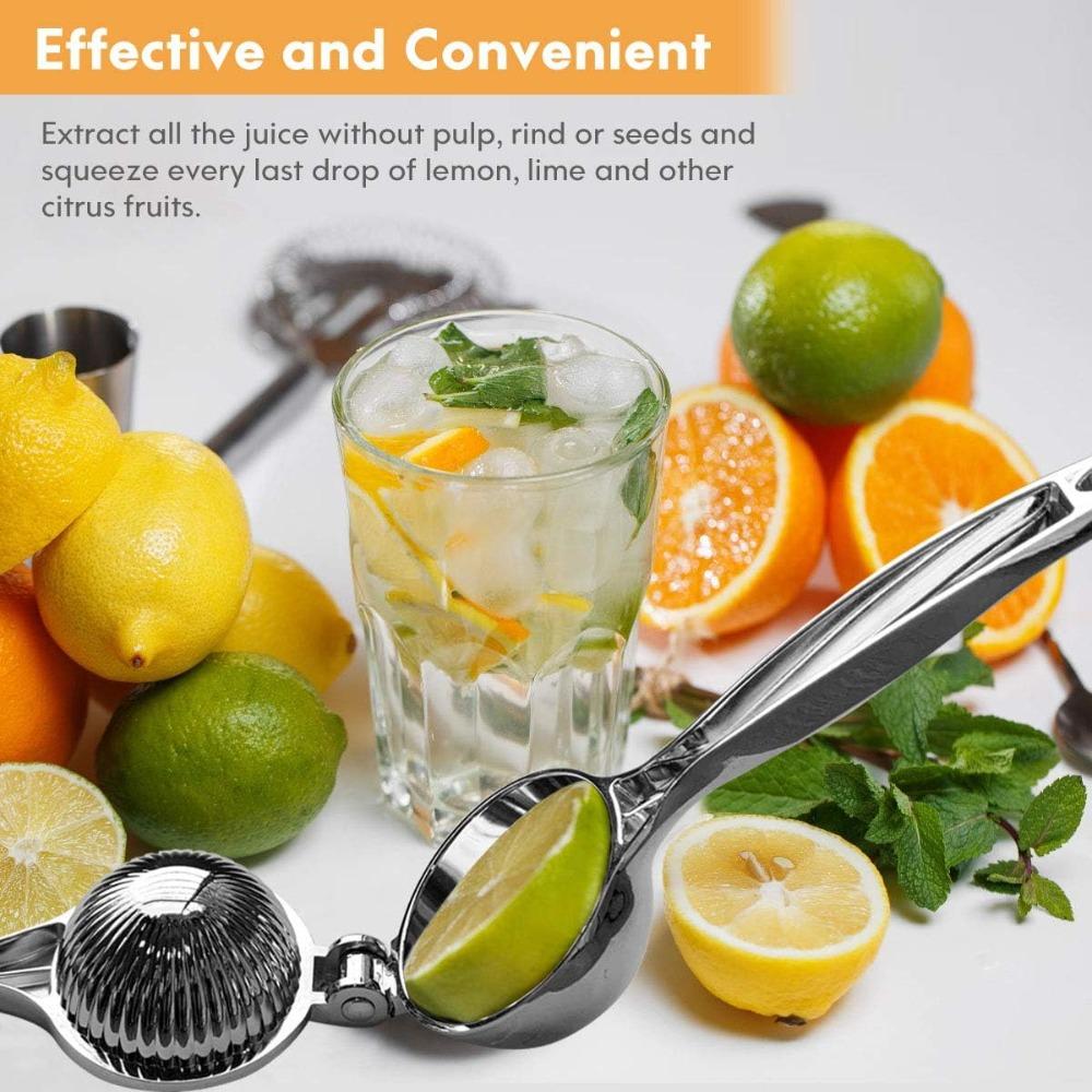Stainless Steel Lemon Juicer Manual Citrus Juicer | Corrosion-resistant Dishwasher-safe Citrus Squeezer |for Lemons Limes More
