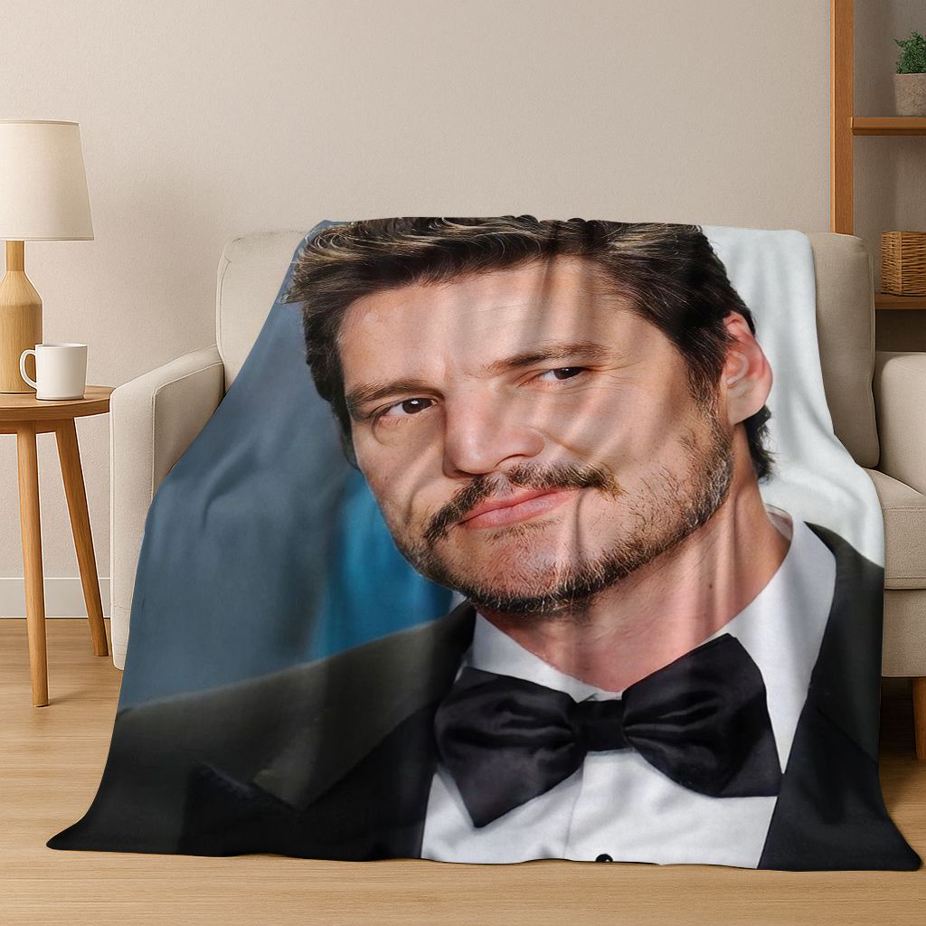 3D Jose Pedro Balmaceda Pascal Star Flannel Blanket Soft Warm Blanket for Bedroom Living Room Bed Travel Camping Picnic Gift