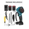Mini drujba electrică cu lanț 4/6/8 inci 3000W fără fir pentru tăiere, drujbă pentru pomicultură, tăietor pentru prelucrarea lemnului, fierăstrău de grădină pentru doborârea lemnului, unealtă electrică cu 2 baterii 88V