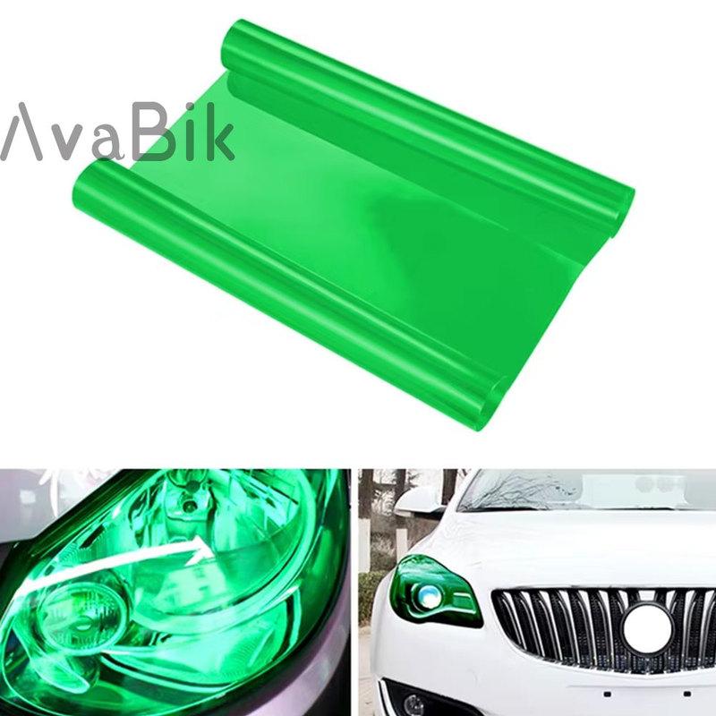 Autoscheinwerferfolie Schutz Grün Getönte Folie PVC-Material Farbwechselnde Vinylfolie Rücklichtaufkleber für Fahrzeugstyling