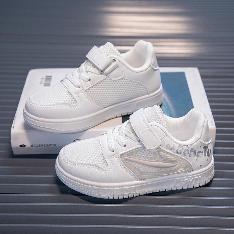 

Весенняя мода низкие повседневные кроссовки для мальчиков и девочек 26 белый