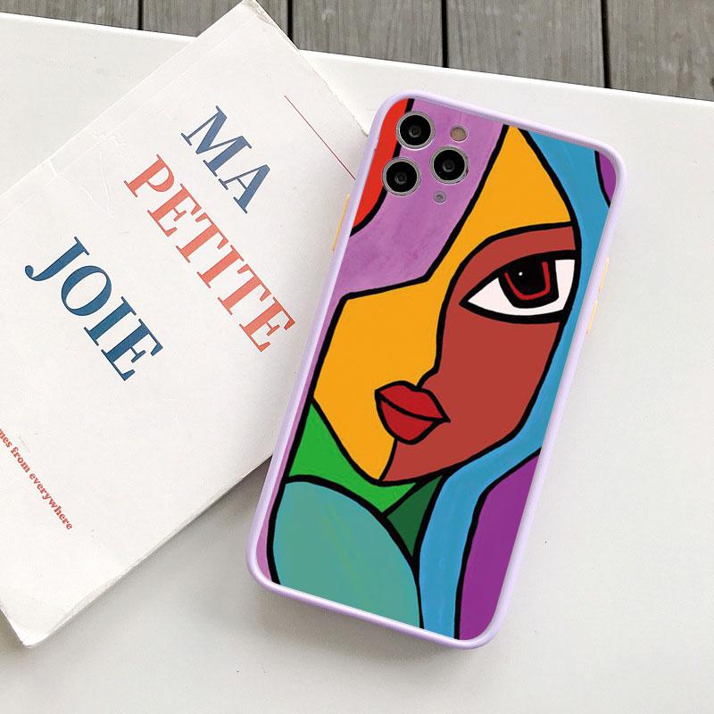 Picasso Abstract Art Painting Phone Case For iPhone 15 11 12 13 14 Pro MAX Mini 17 16 Pro Max Plus Shockproof Back Cover Fundas