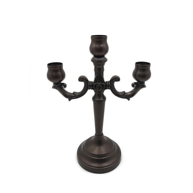 

European Multi-head Metal Candlestick Decoration Household Candlelight Dinner Wedding Props Home Decor