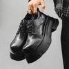 Fashion Luxury and Trendy Men's Thick Soled Shoes High Quality Casual Style Fashion Street Walking Daily Height Increasing Youth Shoes
