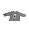 GL-kids Korean Style Autumn Cartoon T-shirt: Loose, Thickened, Easy-Match Long Sleeve for Boys and Girls