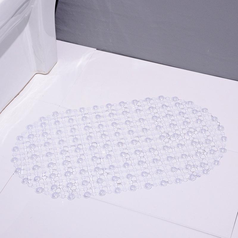 Haushalts-Rutschmatte PVC Badezimmer-Matte mit Massage-Saugnapf Teppich Zubehör