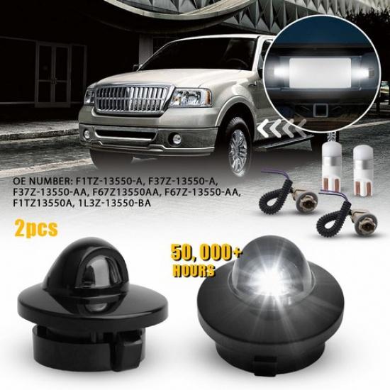 License Plate Light Housing+Socket for Set w/Bulbs Explorer Ford Ranger Bronco