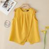 Women Casual Round Neck Summer Sleeveless Tank Tops