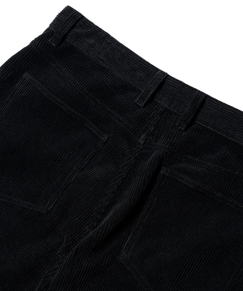 Edeunbeoleokeulleob Wide Fit 5 Pocket Corduroy Pants [Black]