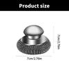 Heavy Duty Steel Wool Scrubber Scouring Pad for Cleaning Sinks, Cookware, and Kitchen Surfaces Cleaning Pad 1set