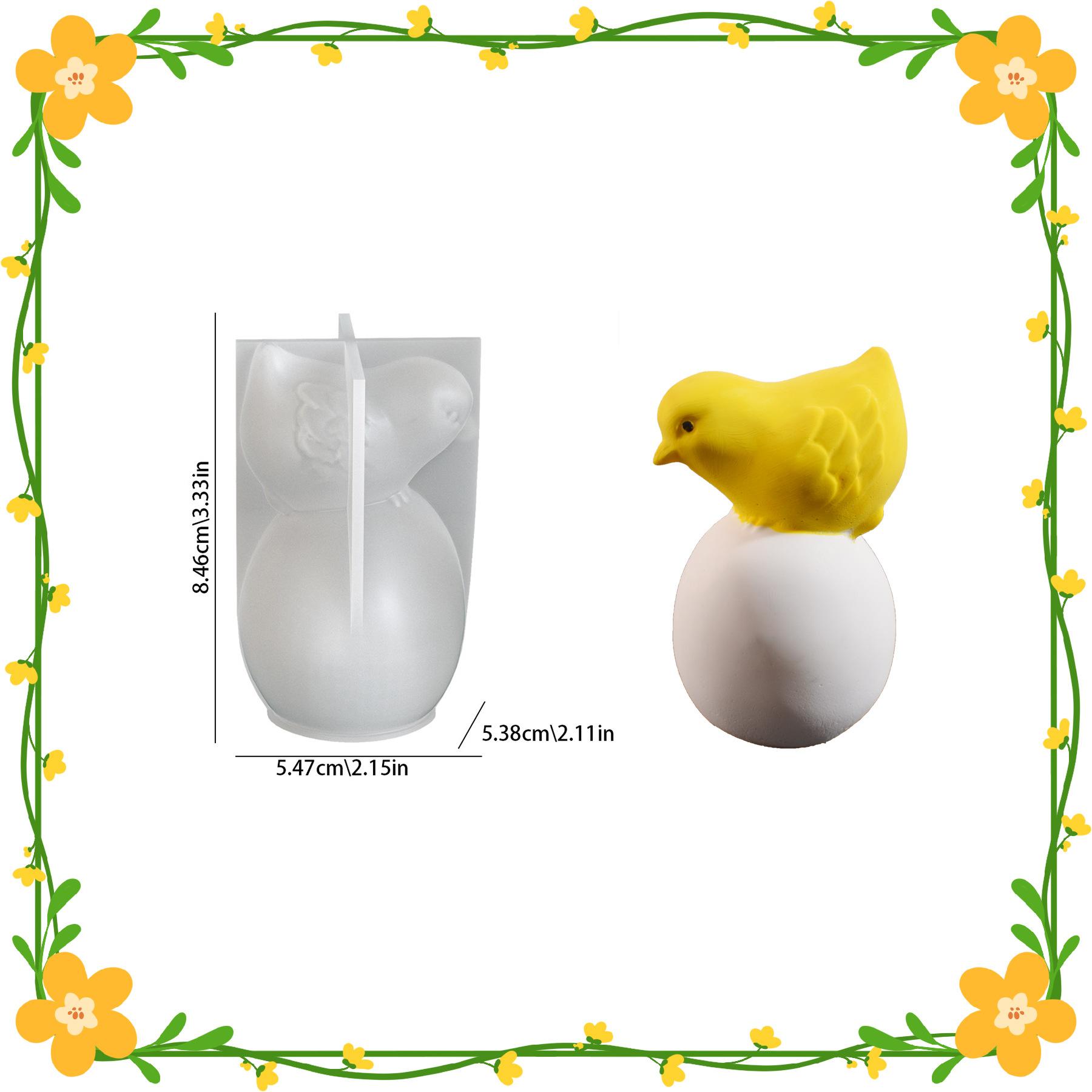 Chick Candle Mold Diy Diy Resin Mold Easter Candle Silicone Mold Silicone For Home Decoration Diy Craft Candle Making