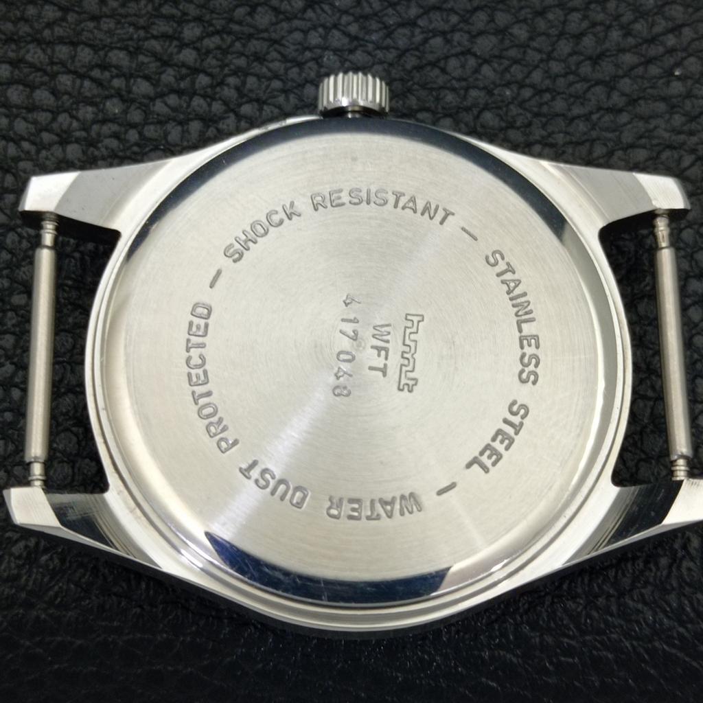 HMT HAND-WINDING VINTAGE INDIAN MENS BLACK COLOR DIAL WATCH A440988-4