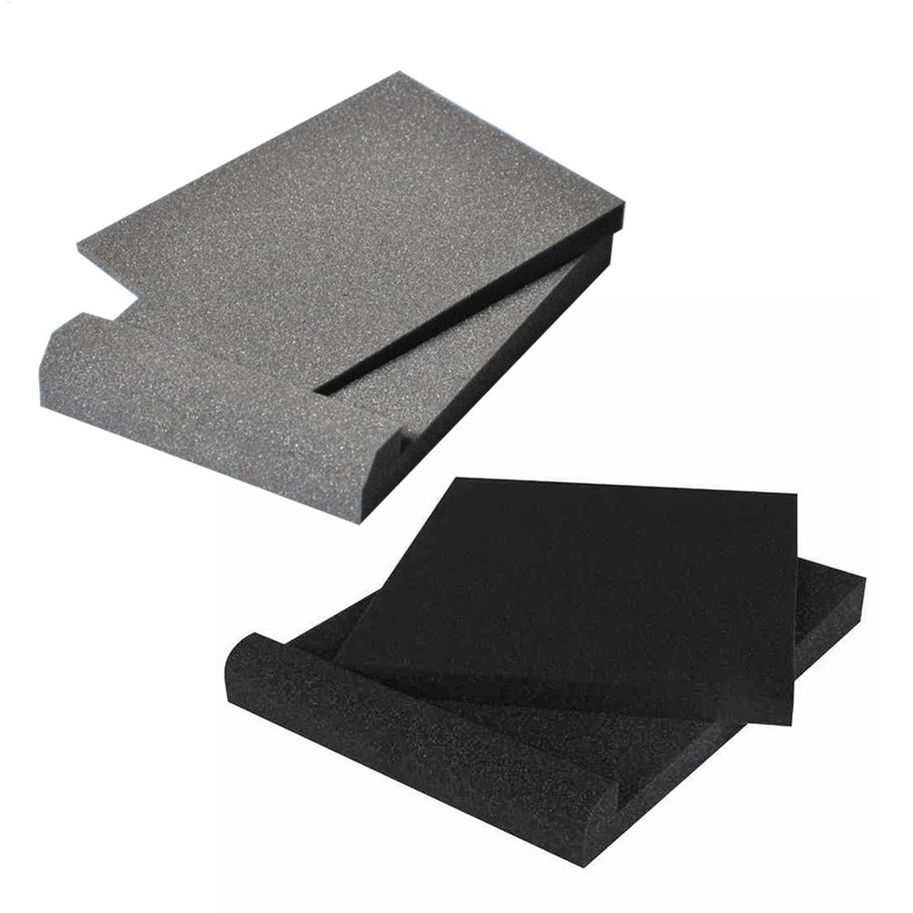 1 Set Studio Monitor Speaker Acoustic Foam Isolator Pads Anti-shock Anti-slip Sponge Desktop Speakers Isolation Panels