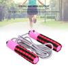 Unisex Jump Ropes with Electronic Counter Adjustable Counting Skipping Rope for ExerciseRed