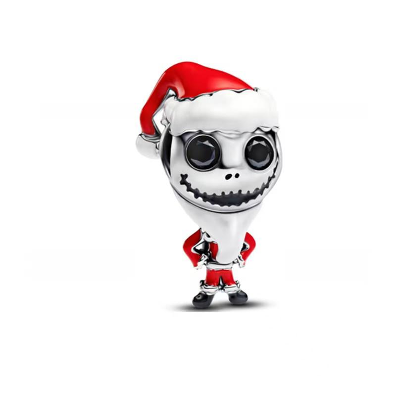 Pandora S925 Sterlingowe Srebro Klips Myszka Miki Jednorożec Boże Narodzenie Koralikowy Dodatek DIY