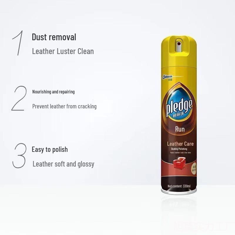 

Pledge Leather Care: Sofa Cleaner & Polish – Stain Remover & Maintenance Liquid, Oil-Free