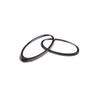 2pcs/set Car Gloss Black Front Rear Logo Surrounding Ring Exterior Decoration Accessories For Subaru XV