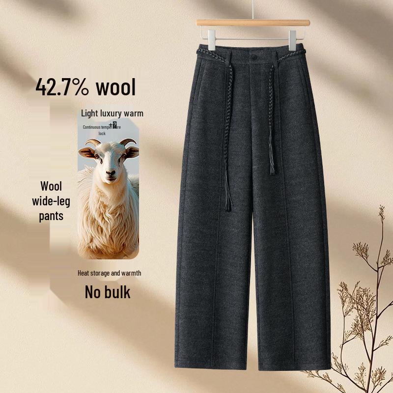 

Women s High-Waisted Lambswool Slimming Pants: Curved Leg, Narrow & Wide Leg Options for Autumn/Winter 2025 28/L [Recommended weight 105-115 lbs]