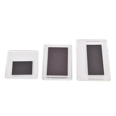 5 st Akryl Magnetiska Fotoramar Transparent Kylskåpsmagnet Klistermärke Fotoes Visningshållare Hem Bilder Organiserare Gör-det-själv