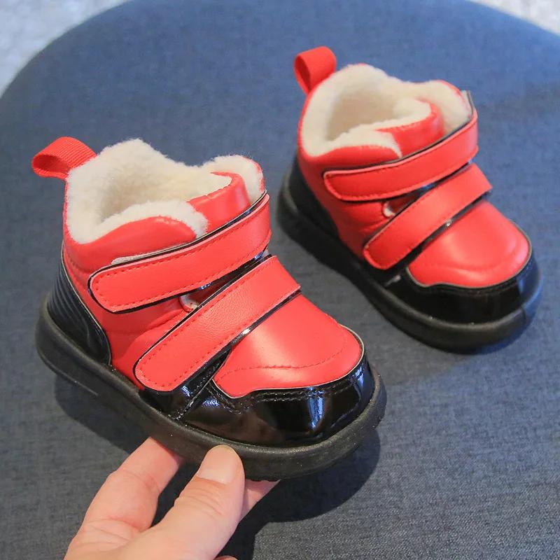 Warm Girl Boots Fashion Versatile Winter Boot Casual Non Slip Child Boots Simple Comfort Snow Boot Thick Soled Popular Kid Shoes