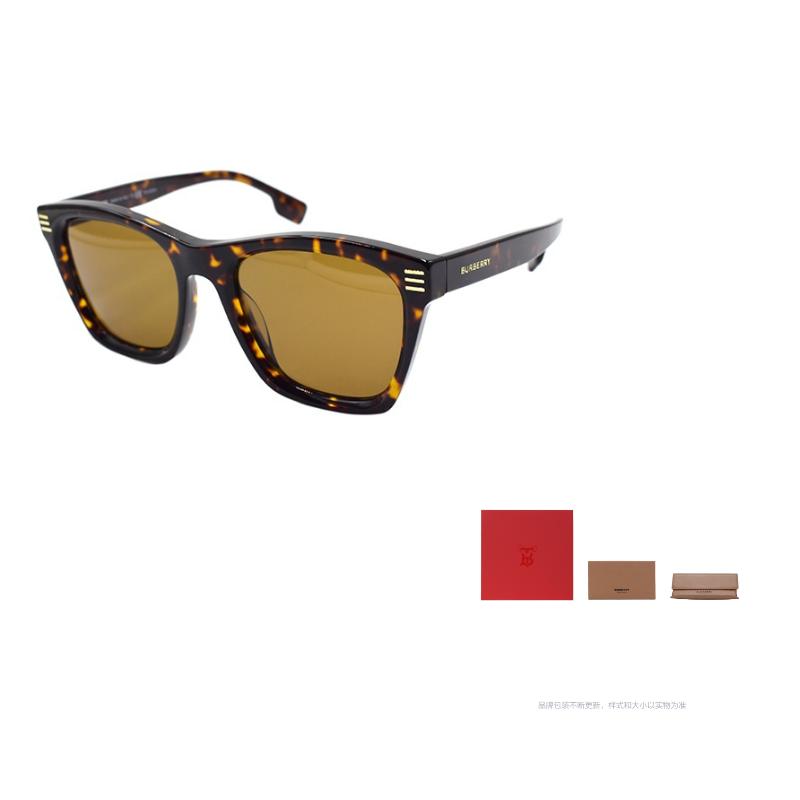 

BURBERRY Logo Decoration Series Temperament Men s Holiday Travel Edition Polarised Sunglasses 4348F Men s Tortoiseshell 54