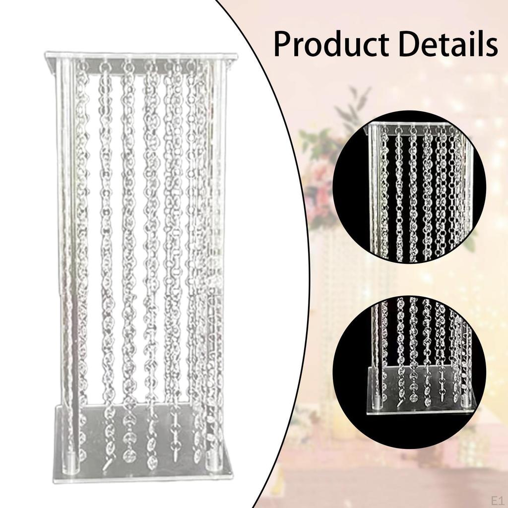 Acrylic Wedding Flower Stand Lighting Accessories Gift Decorative Display Holder Vase for