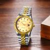 Orologio Impermeabile Automatico in Acciaio Inossidabile con Analogico Semplice Casual Business Accessorio di Moda Regalo Perfetto per e Giorno Diamanti da Uomo, Display,