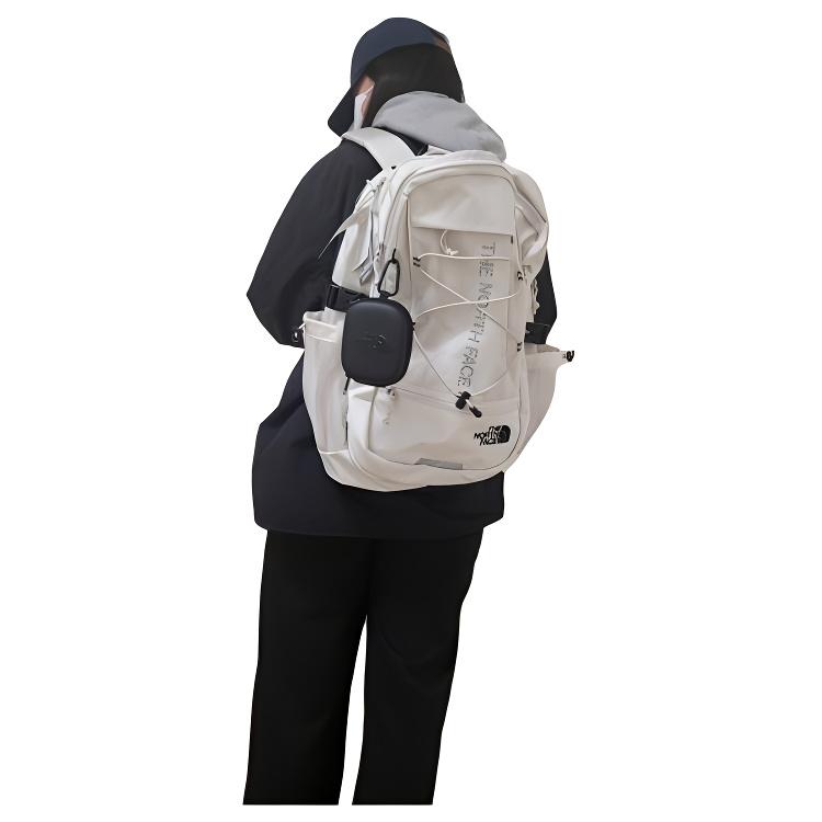 The North Face 32L Mode Reißverschluss Outdoor Tasche Herren Taschen Elfenbein NM2DQ02K