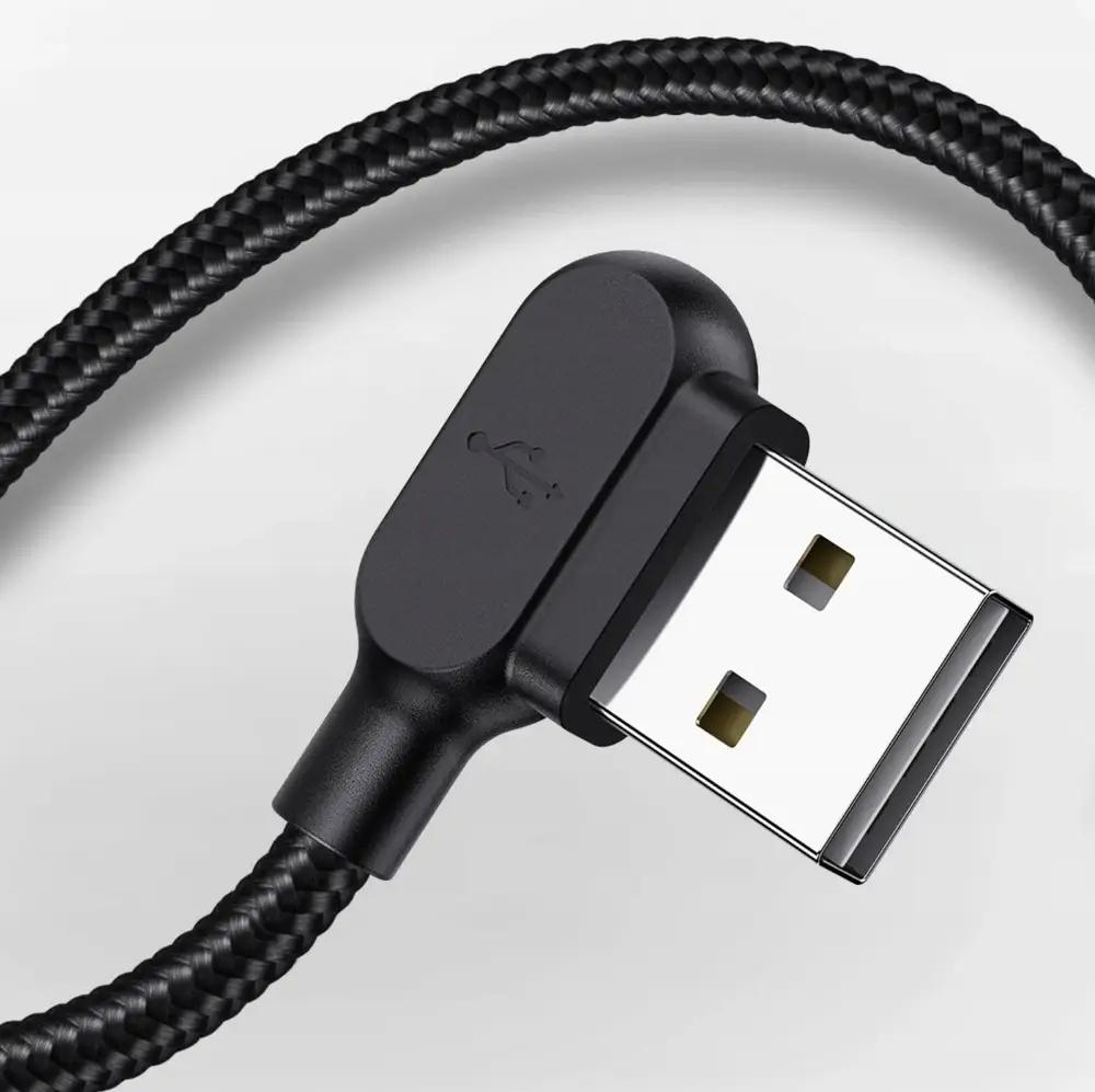 Mcdodo Ca-4673 Angled Usb-A / Lightning Cable 1.8 Black Led 1 Pc