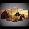 5Pcs Ancient Egypt Pyramid Modern Decor Canvas Wall Art Poster Home Decor No Framed 5 Panel Room Decor Abstract Pictures