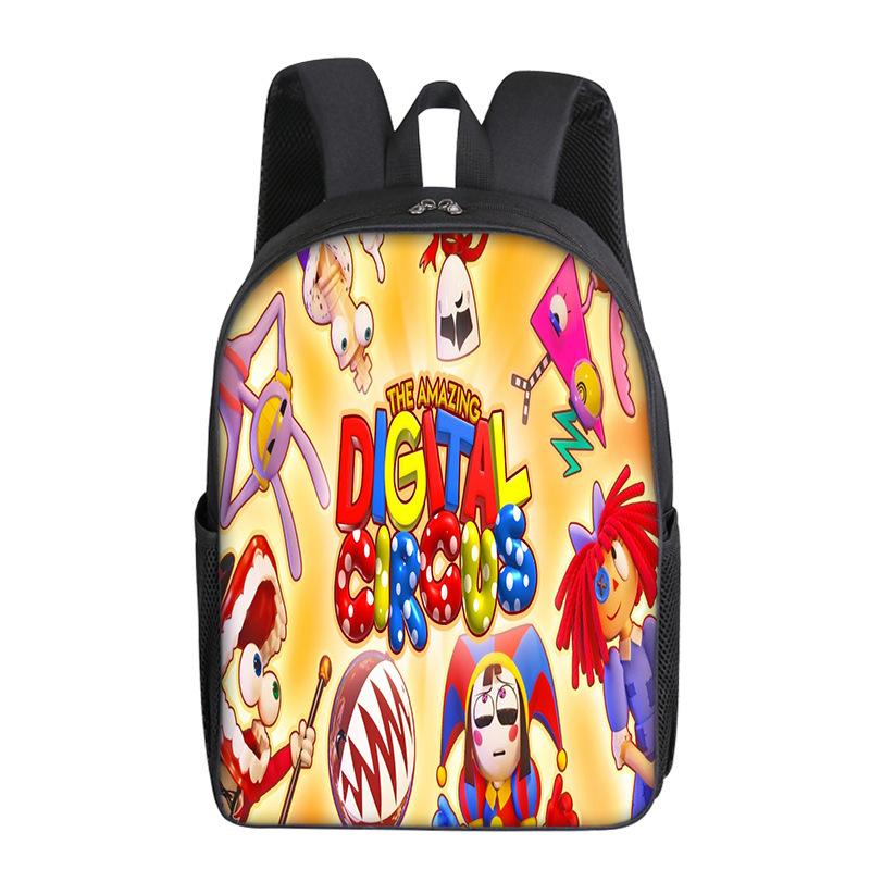 Magic Digital Circus The Amazing Digital Circus School Bag Primary School Students Single Layer Backpack