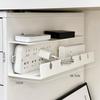 Under Desk Cable Management Tray with Power Strip Holder - No Drill Installation, Mesh Organizer for Office Home 1/2 Pack