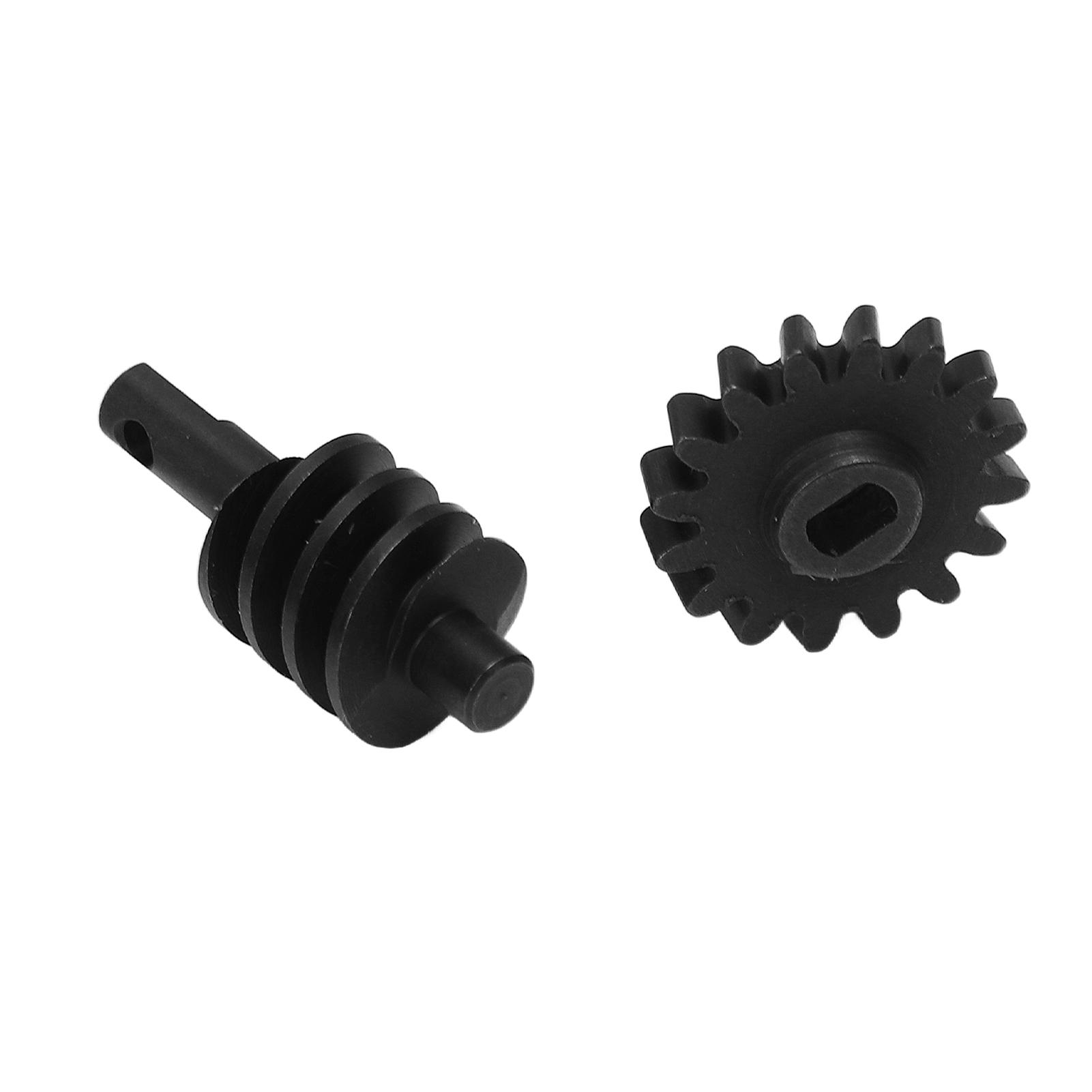 

RC Hardened Steel Differential Gears Set 16T Replacement Differential Gear for Axial SCX24 1/24 RC Cars Black